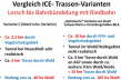 15 Natura 2000 und ICE Trassenvarianten 16